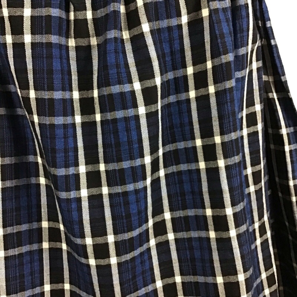🦋Cloth & Stone Off Shoulder Plaid Blouse Shirt M - Picture 4 of 8